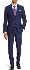 Ted Baker London Trim Fit Solid Wool Suit / Navy