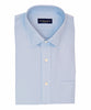 B&T Light Blue Dress Shirt Spread Collar (Classic Fit)
